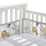 BreathableBaby - Mesh Liner for Cribs and Playards, Classic and Deluxe Styles Mother & Baby Safari Fun Too