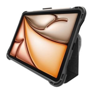 Brenthaven - iPad Air 11in 6th/5th/4th Gen Edge Folio Rugged Corner Protection Sylus Holder - Grey Electronics