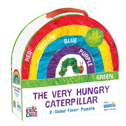 Briarpatch - THE VERY HUNGRY CATERPILLAR 2 - SIDED FLOOR PUZZLE Toys & Games