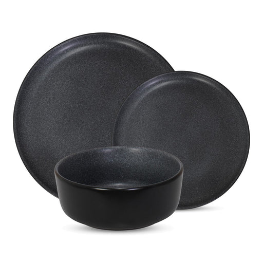 Brilliant - 12PC DINNERSET - BLACK DIAMOND Home & Kitchen