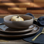 Brilliant - 12PC DINNERSET - BRONZE PEARL Home & Kitchen