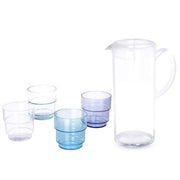 Brilliant - ACRYLIC 5PC WATER SET JUG 1.6L + 4 TUMBLERS Home & Kitchen