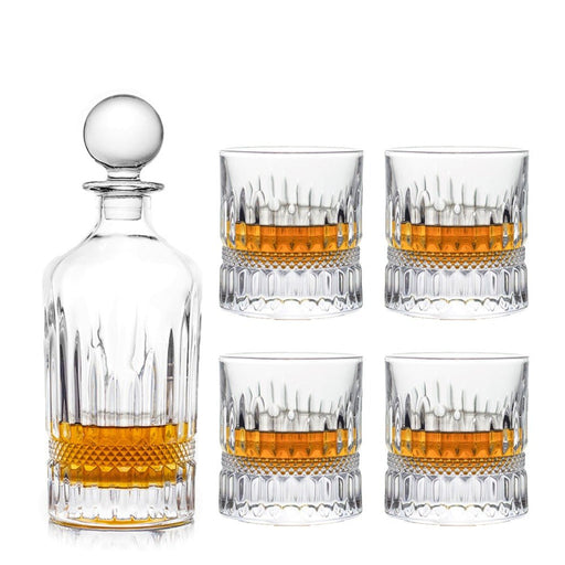 Brilliant - BALMORAL 5PC WHISKY SET Home & Kitchen