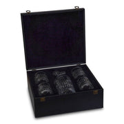 Brilliant - BALMORAL 5PC WHISKY SET WOOD BOX Home & Kitchen