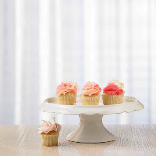 Brilliant - BIANCO PEDESTAL CAKE PLATE & DOME 25CM Home & Kitchen