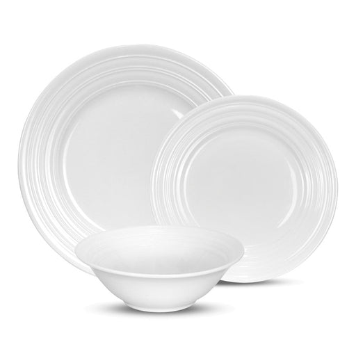 Brilliant - BIANCO STRIPE 12PC DINNERSET Home & Kitchen