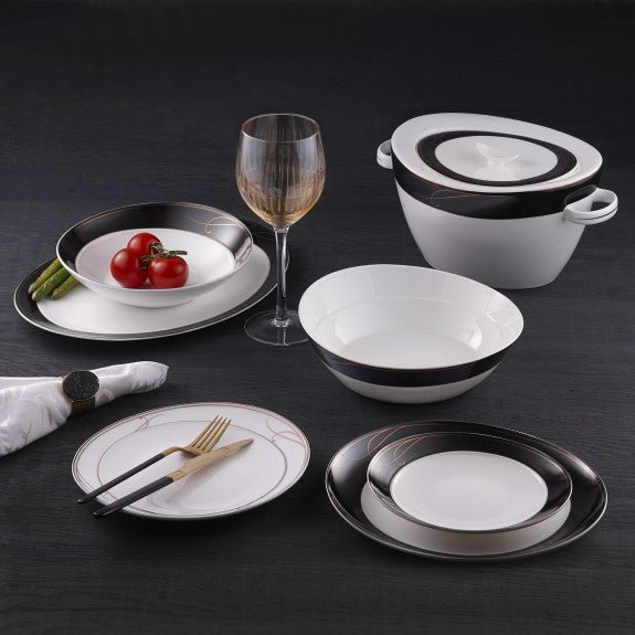 Brilliant - BLACK ELEGANCE FRUIT NAPPY S/4 Home & Kitchen
