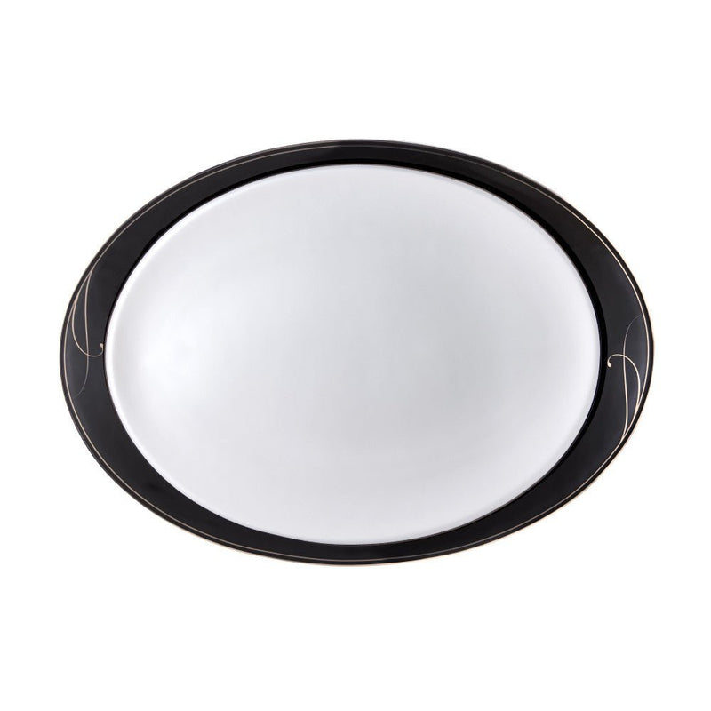 Brilliant - BLACK ELEGANCE PLATTER 14" Home & Kitchen