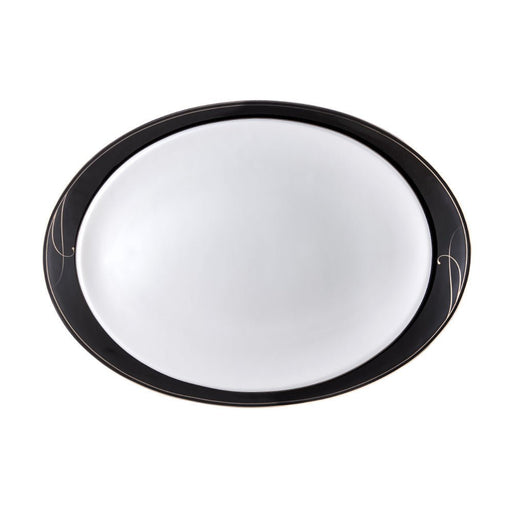 Brilliant - BLACK ELEGANCE PLATTER 14" Home & Kitchen