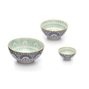 Brilliant - BOWL PAISLEY BLEU 20CM Home & Kitchen