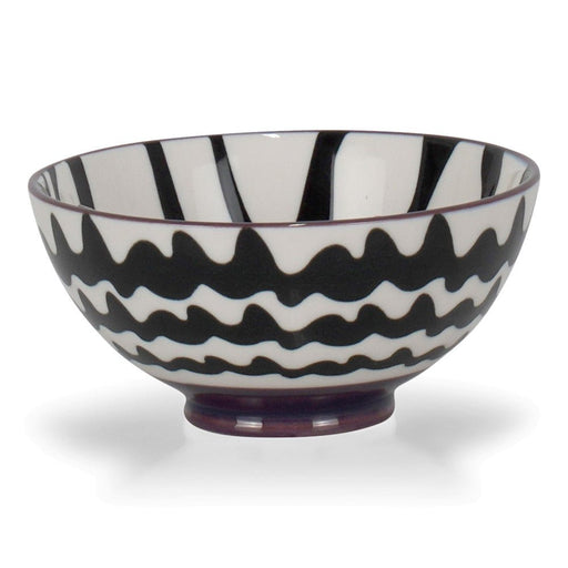 Brilliant - CHEVRON BLACK BOWL 10CM Home & Kitchen
