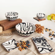 Brilliant - CHEVRON BLACK BOWL 10CM Home & Kitchen