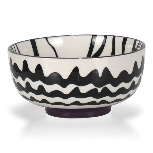 Brilliant - CHEVRON BLACK BOWL 14CM Home & Kitchen