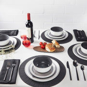 Brilliant - CLASSIC BLACK MAT 20PC SET 18/10 Home & Kitchen