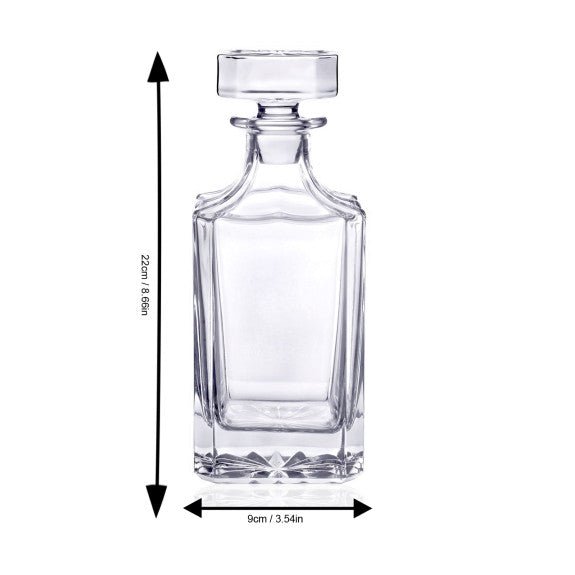 Brilliant - CLASSIC WHISKY DECANTER 0.75L Home & Kitchen