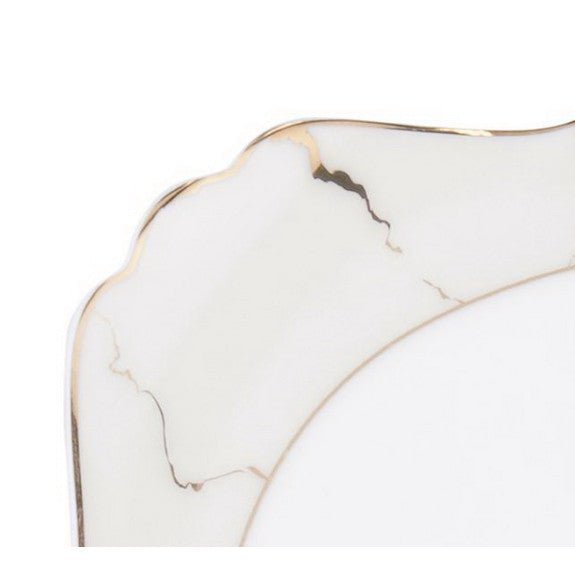 Brilliant - CREAM MARBLE 18PC DINNER SET Home & Kitchen