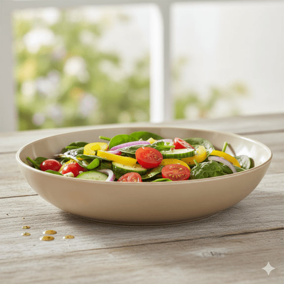 Brilliant - DEEP SERV.DISH TAUPE 28CM Home & Kitchen