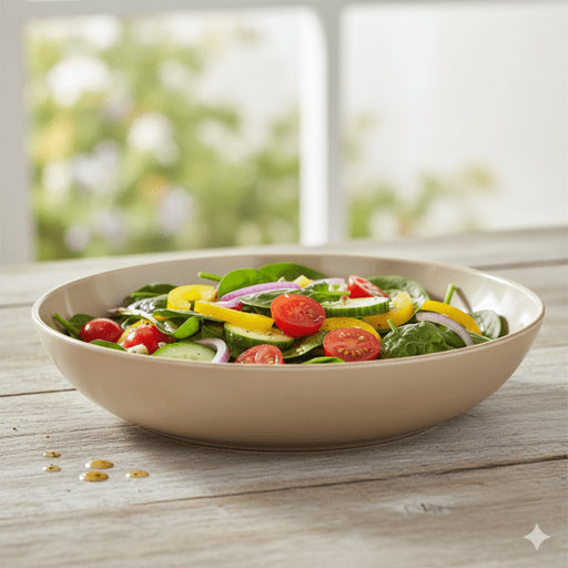 Brilliant - DEEP SERV.DISH TAUPE 28CM Home & Kitchen