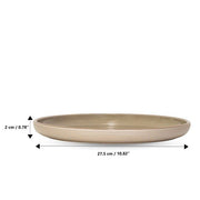 Brilliant - DINNER PLATE TAUPE 27.5CM Home & Kitchen