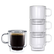 Brilliant - DOUBLE DOUBLE EMPILABLE ESPRESSE CUP 100ML Home & Kitchen