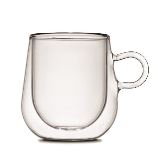Brilliant - DOUBLE DOUBLE ESPRESSO CUP 80ML (LOOP) S/2 Home & Kitchen