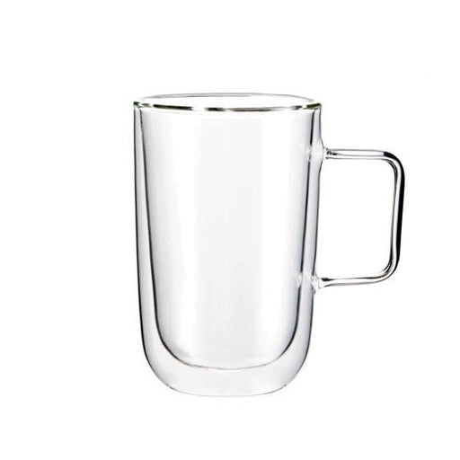 Brilliant - DOUBLE DOUBLE GLASS MUG 375ML S/2 Home & Kitchen
