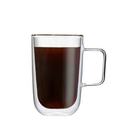 Brilliant - DOUBLE DOUBLE GLASS MUG 375ML S/2 Home & Kitchen