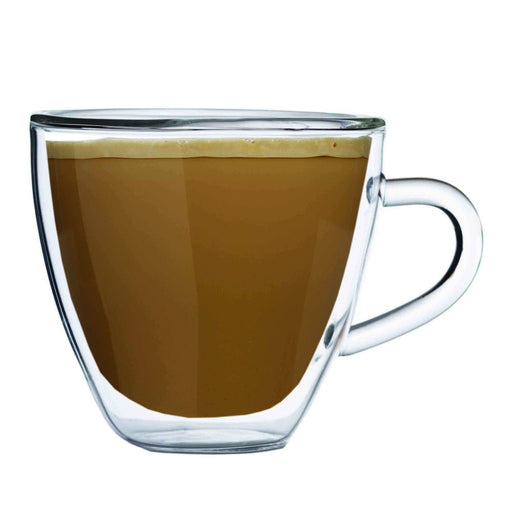 Brilliant - DOUBLE DOUBLE HEART MOCCA CUP 50ML S/2 Home & Kitchen