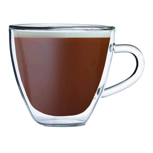 Brilliant - DOUBLE DOUBLE HEART TEA CUP 125ML S/2 Home & Kitchen