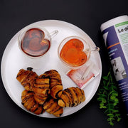 Brilliant - DOUBLE DOUBLE HEART TEA CUP 125ML S/2 Home & Kitchen