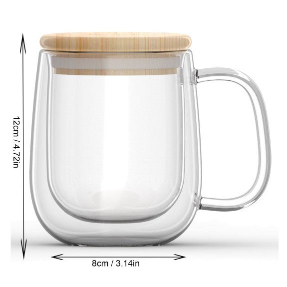 Brilliant - DOUBLE WALL MUG 350ML W.LID EA. Home & Kitchen