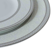 Brilliant - FLORAL LACE PLATINE 18 PC DINNERSET Home & Kitchen