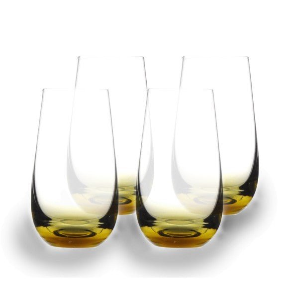 Brilliant - GEM AMBER HIGHBALL 520ML SET/4 Home & Kitchen