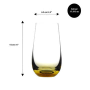 Brilliant - GEM AMBER HIGHBALL 520ML SET/4 Home & Kitchen