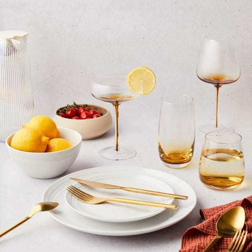 Brilliant - GEM AMBER UNIVERSAL WINE 540 ML SET/4 Home & Kitchen