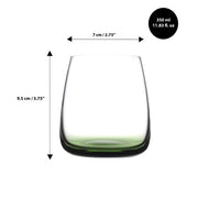 Brilliant - GEM EMERALD OLD FASH/STEMLESS WINE 350ML Home & Kitchen