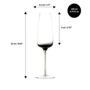 Brilliant - GEM ONYX FLUTE 200 ML Home & Kitchen