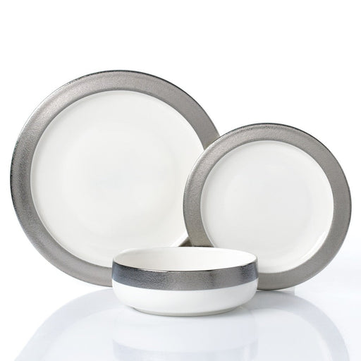 Brilliant - GLORY SILVER 18PC DINNERSET Home & Kitchen