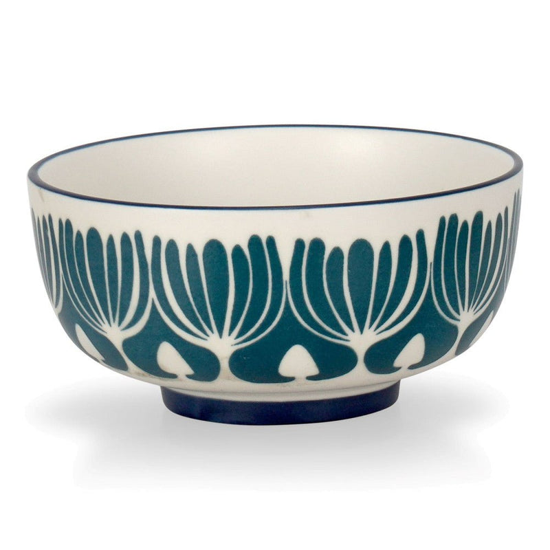 Brilliant - GREEN PETAL BOWL 15CM Home & Kitchen