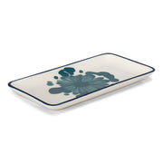 Brilliant - GREEN PETAL RECTANGULAR PLATE 22CM Home & Kitchen