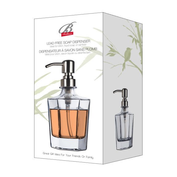 Brilliant - HARMONY - OCTAGONAL SOAP DISPENSER Home & Kitchen
