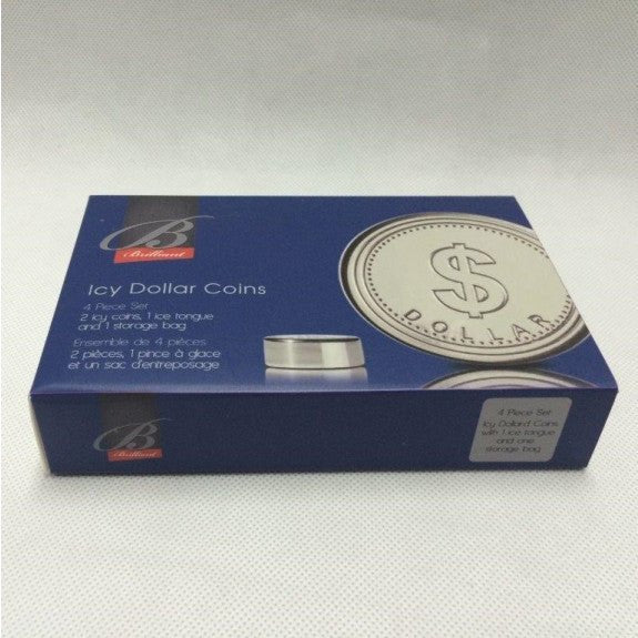 Brilliant - ICY DOLLAR COIN S/2 +BAG+ICE TONGUE Home & Kitchen
