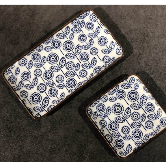 Brilliant - INDIGO BLUE RECT 22X12 Home & Kitchen