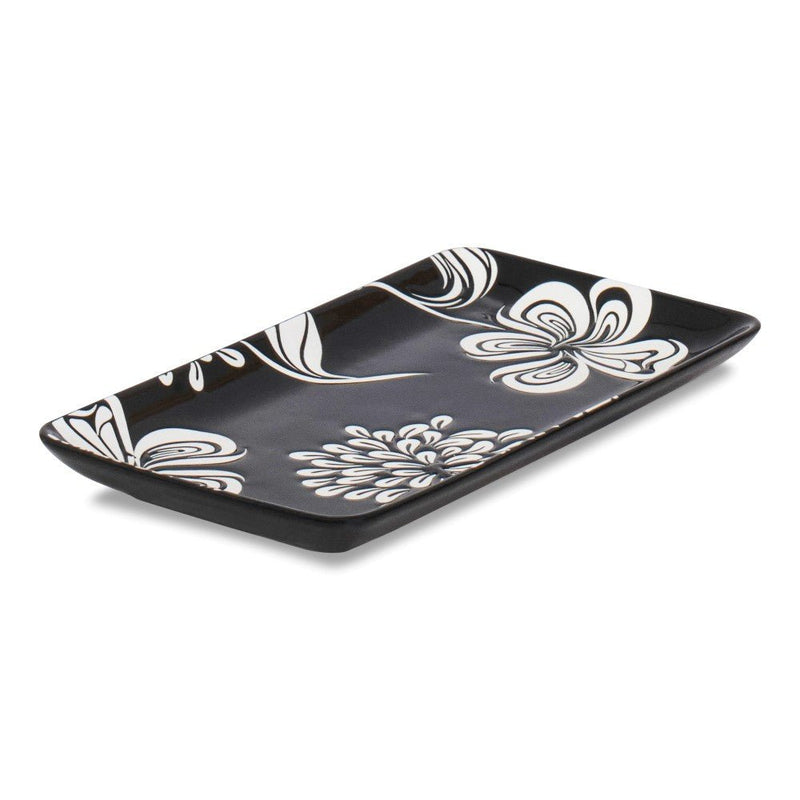 Brilliant - JARDIN NOIR RECT.PLATE 22.5CM Home & Kitchen