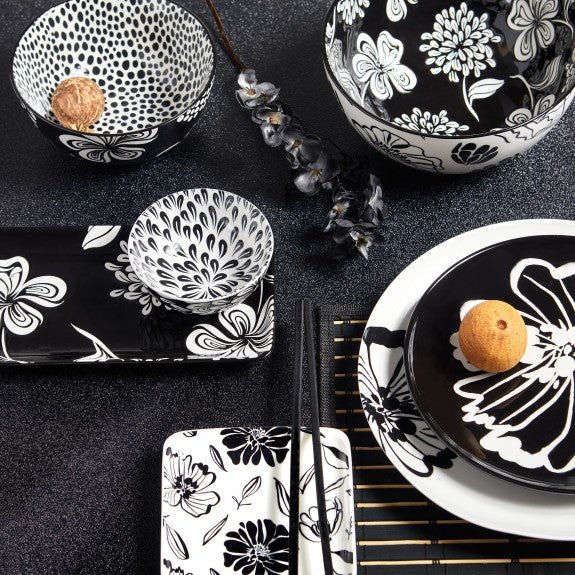 Brilliant - JARDIN NOIR RECT.PLATE 22.5CM Home & Kitchen