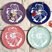 Brilliant - JARDIN VIOLET APPETIZER PLATE 21.5CM Home & Kitchen