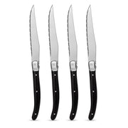 Brilliant - LAGOUILE STEAK KNIFE BLACK SET/4 Home & Kitchen