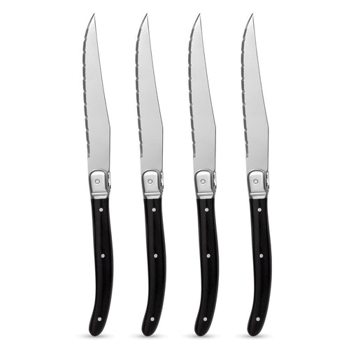 Brilliant - LAGOUILE STEAK KNIFE BLACK SET/4 Home & Kitchen