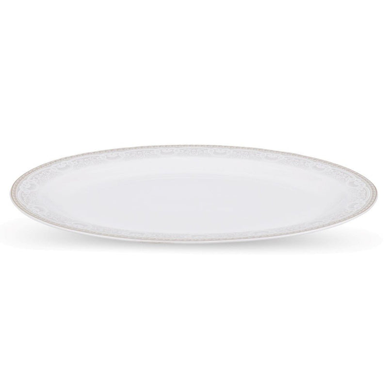 Brilliant - MARQUETTE OVAL PLATTER 14" Home & Kitchen