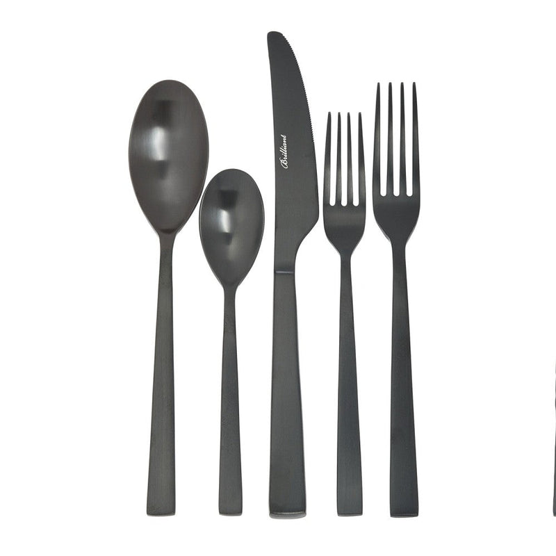 Brilliant - MILAN BLACK 20PC SET Home & Kitchen